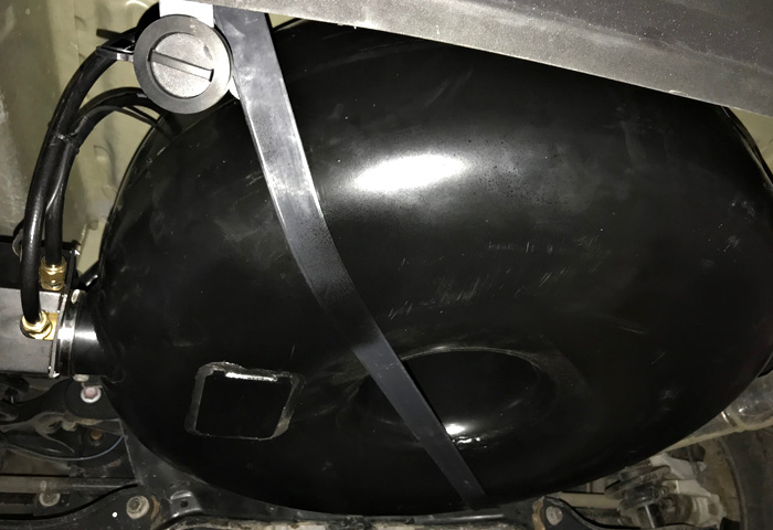 Газовый баллон на Honda Pilot