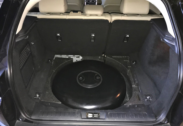 Газовый баллон на Range Rover