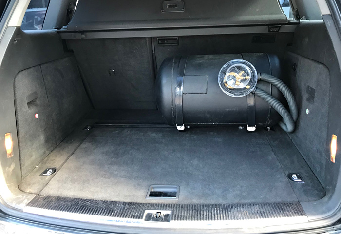 Газовый баллон на Volkswagen